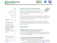 Tablet Screenshot of grassrootspublicaffairs.com